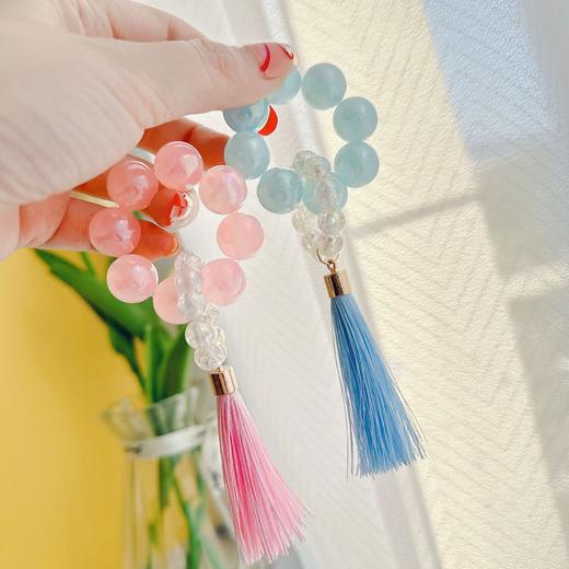 【小清新仙女文玩】糖果色手捻念珠 把玩手串绕指柔挂件 商品图4