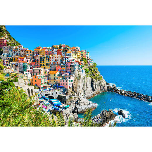 意大利五渔村 1000片拼图 文创周边 Peter Pauper Press 英文原版 Cinque Terre Jigsaw Puzzle 商品图0