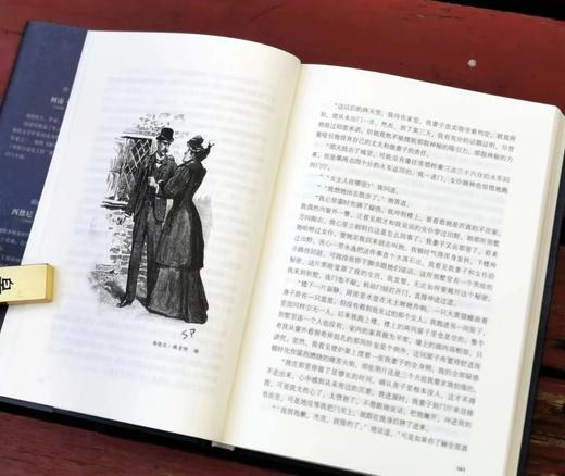 《福尔摩斯探案大全集》，豪华典藏中英文对照本，全10册盒装，[英]柯南.道尔著，贾文浩、贾文渊译，北京燕山出版社2023年5月一版一印，定价698元，售价279元，出版社直接发货。 商品图8