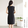 【打底可外穿】罗蒙夏季女装无袖连衣裙女士中长款商务休闲日常百搭基础款弹力小黑裙女 商品缩略图2