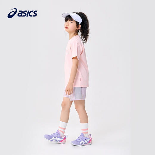 ASICS/亚瑟士童装2023新款夏季运动休闲男女儿童针织短袖T恤 商品图4