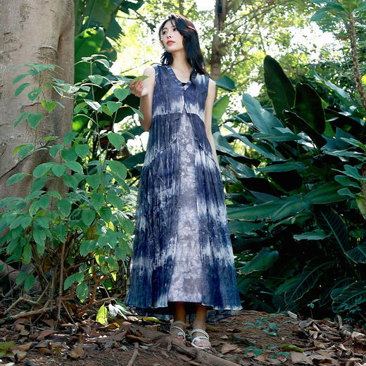 怀音扎染连衣裙 | 夏季美丽裙子 | 新增颜色 | 现货加急发 商品图2
