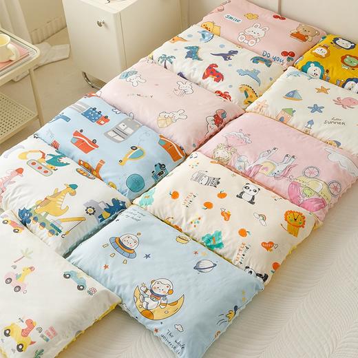 【可拆款全棉豆豆枕，双面可用宠爱加倍】陪伴健康成全儿童安抚豆豆枕，婴儿孕妇枕敏感肌亦可裸睡呵护娇嫩肌肤，透气面料，绒底加固不脱落，1-3-6岁以上宝宝枕头学生幼儿园2婴儿枕芯 商品图0