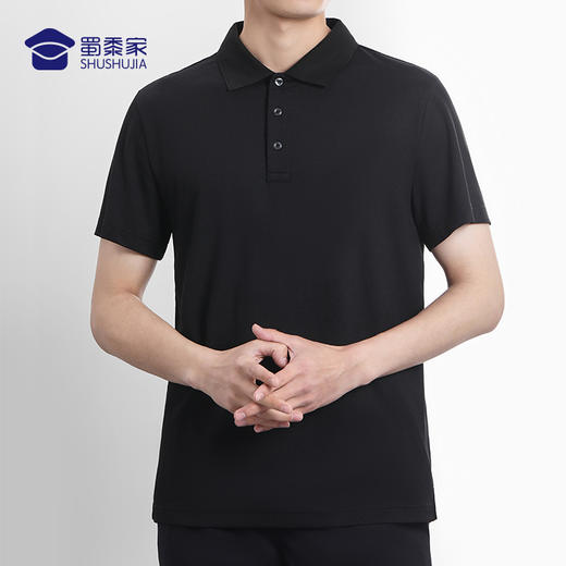 【冰丝华夫格凉感polo衫/清仓】冰丝凉感短袖T恤 透气休闲上衣POLO衫 商品图5