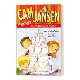 英文原版 Cam Jansen Cam Jansen and the Wedding Cake Mystery #30 简森侦探故事30 英文版 进口英语原版书籍