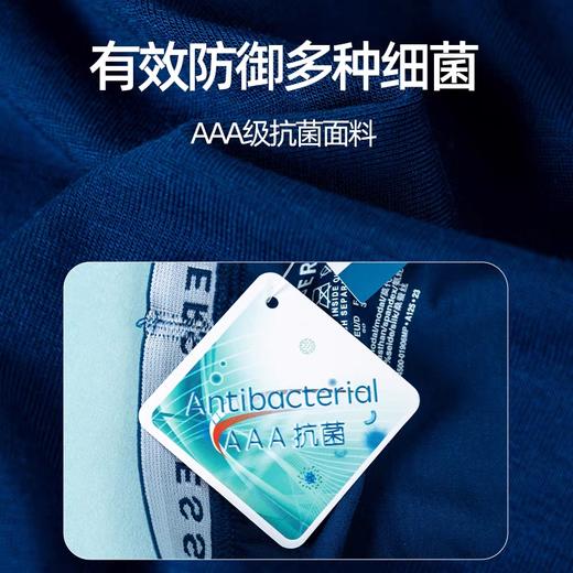 【3A抗菌蚕丝莫代尔】SCHIESSER舒雅内裤男士夏季AAA抗菌莫代尔桑蚕丝底裤男生短裤男款三角裤头35/20593S 商品图2