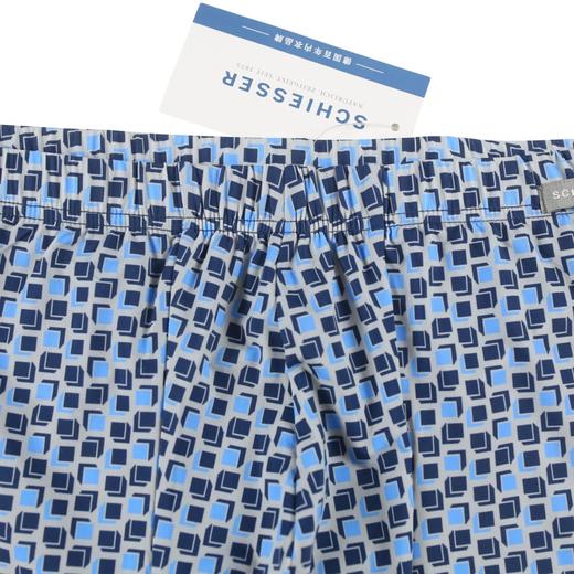 【冰丝速干】SCHIESSER德国舒雅 男士时尚款冰丝二代肌肤平角内短裤39-21098T 商品图1