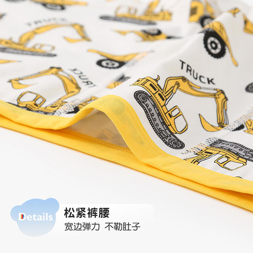 【新疆长绒棉】【4条装】【110-170cm】男童四季款平角内裤精典泰迪 商品图3