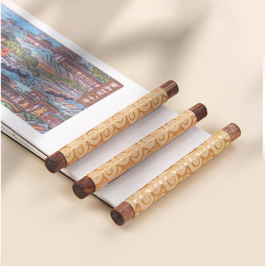 牛首山文创AR南朝四百八十寺图冰箱贴卷轴磁贴个性创意礼物伴手礼 商品图1