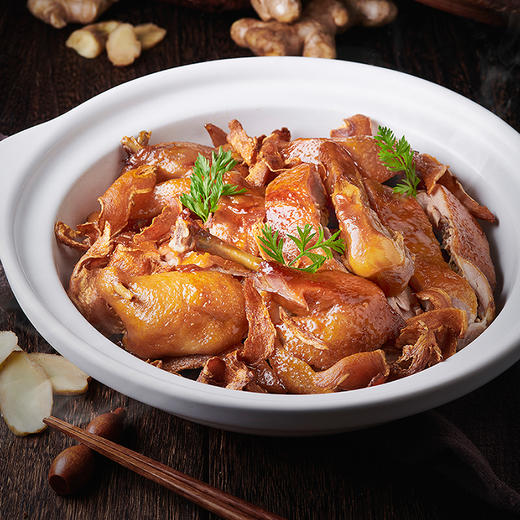 「临家商城」姜母正番鸭｜一年卖出10万只。新鲜正番鸭，小磨黑芝麻，一锅煲一只，肉香姜也香 商品图1