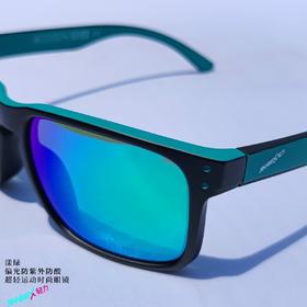 JINNMIX轻力漾绿偏光防紫外防酸时尚运动眼镜