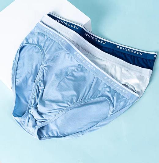 【3A抗菌蚕丝莫代尔】SCHIESSER舒雅内裤男士夏季AAA抗菌莫代尔桑蚕丝底裤男生短裤男款三角裤头35/20593S 商品图0