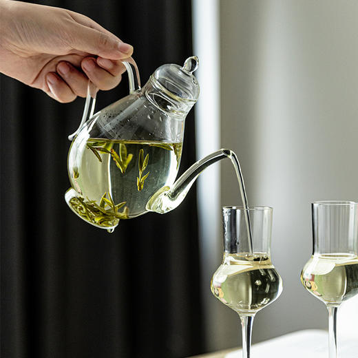 摩登主妇仿宋茶壶耐热玻璃泡茶器执壶茶杯家用绿茶带过滤茶具套装 商品图2