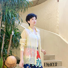 SAINT L’UCK/圣媛女装新春夏季轻薄简约款纯色衬衫SA220E21