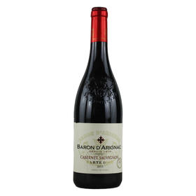 法国阿里那男爵赤霞珠红葡萄酒2015  Baron d'Arignac, Vin de France