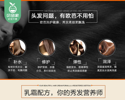 oba欧芭印象润养修护洗发乳（71#）/1瓶（500g）限用日期：28年1月补单专用 商品图3