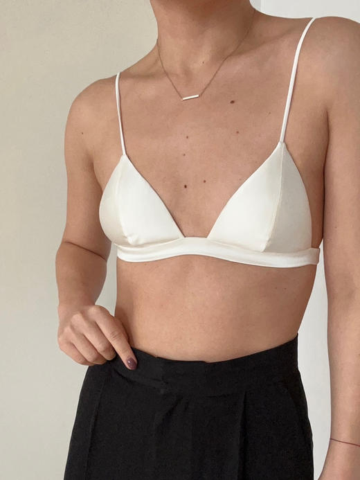 LMP｜shui Bralette 21ss-B001 [ 无钢圈 三角杯 ] 商品图2