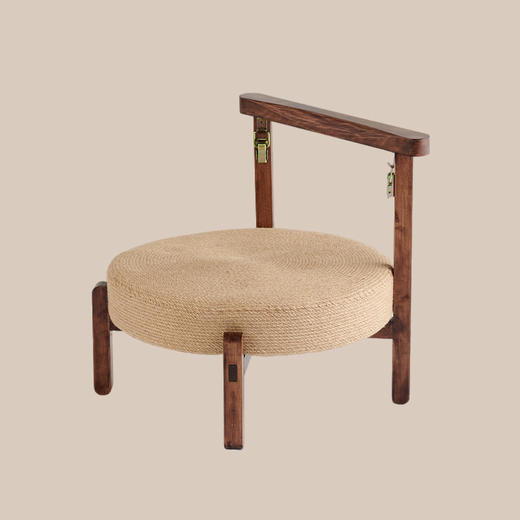 禅意茶椅·蚂椅 手工编制 轻便灵活 舒适相伴 商品图0