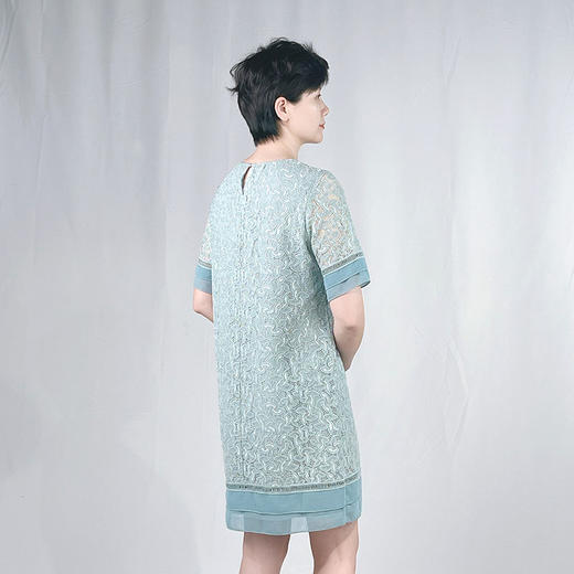 SAINT L’UCK/圣媛夏季中长款蕾丝镂空连衣裙SA220A24 商品图2