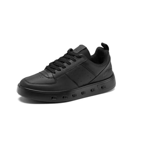 爱步(ECCO)男鞋 【明星同款】休闲运动鞋拼色百搭板鞋 街头720男鞋黑色 商品图1