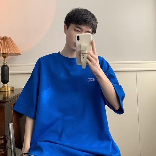 日落棉t恤，港味十足，自带街头气息，潮得让你无法抗拒。短袖五分半袖，夏季必备，营造轻松舒适嘻哈风格。情侣装必备之选！ 商品图2