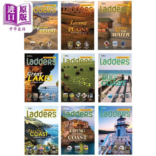 【中商原版】美国国家地理阶梯阅读人文地理系列套装9册 National Geographic Ladders 初高中英语分级阅读 蓝思值830L-960L 商品图2
