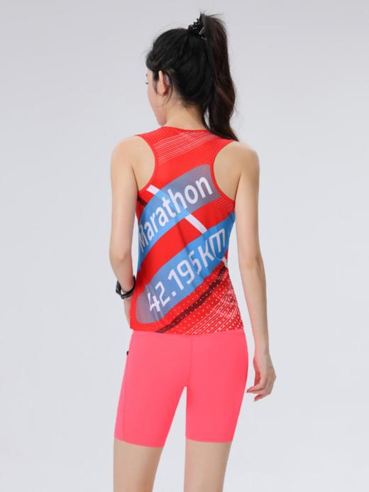 破三体育高端专业系列男女士夏季速干型薄款透气跑步健身运动背心A001 商品图3