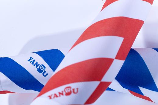 严素冰丝臂套,三色斜纹2023, 袖套,速干,排汗,透气,防晒,温度调节，红白蓝 商品图2