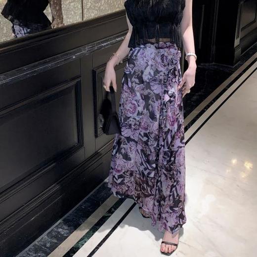 【孤品样衣，不退不换】【迷情紫罗兰】轻奢高贵半裙&连衣裙夏季新款 商品图0