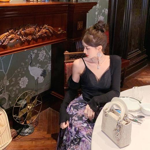 BeQueenStory 【奶油千金】气质优雅修身百搭针织衫女2023新款夏 商品图3