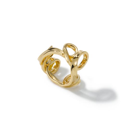 APRESI｜TROUVAILLE Millennium Cut Oval White Topaz Fluid Ring [流转戒指] 商品图11