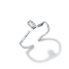 APRESI｜TROUVAILLE Millennium Cut Square White Topaz Fluid Bracelet [流转手镯] 商品缩略图3