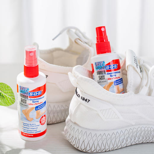 超值2瓶装 德国SOS足部健康水 除臭喷雾 100ml/瓶 快速除臭 清爽止痒 温和舒爽 无异味 商品图3