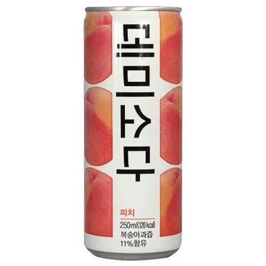 东亚苏打碳酸饮料桃子250ml동아 데미소다 복숭아 商品图0