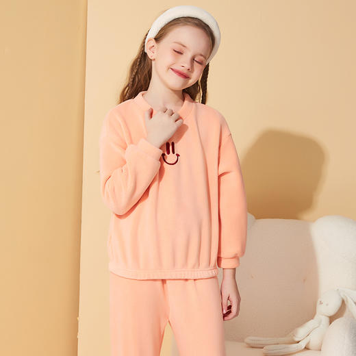 【24年反季特价清仓】龙之涵 亲子款双面奥利绒亲子家居服 柔软透气亲肤 商品图3