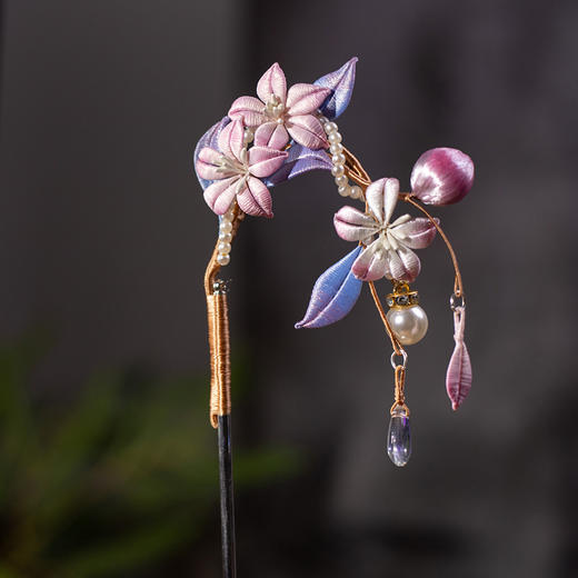 【情意绵绵 手工精制】非遗苏绣蚕丝首饰胸针/耳环耳钉 秀韵多姿 流光溢彩 非遗苏绣文化传承者-陈春燕老师 商品图1