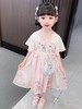 送头饰+绣花包【超仙~古装连衣裙】2023新款汉服，女童中国风，春夏季唐装，儿童超仙古装连衣裙，古风襦裙-SH 商品缩略图1