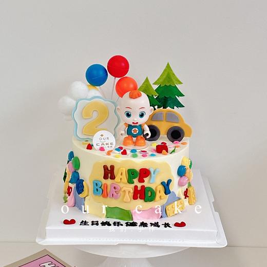 超级宝贝jojo蓝色儿童蛋糕-低糖处理无添加 商品图1