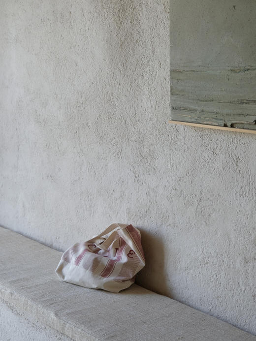 Red Stripe Canvas Tote Bag 商品图3