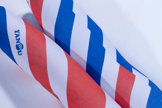 严素冰丝臂套,三色斜纹2023, 袖套,速干,排汗,透气,防晒,温度调节，红白蓝 商品图3