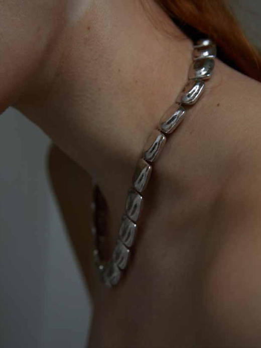 ABOAB｜STONE Chain necklace [ 项链 金 / 银 ]【TEN CHI】 商品图2