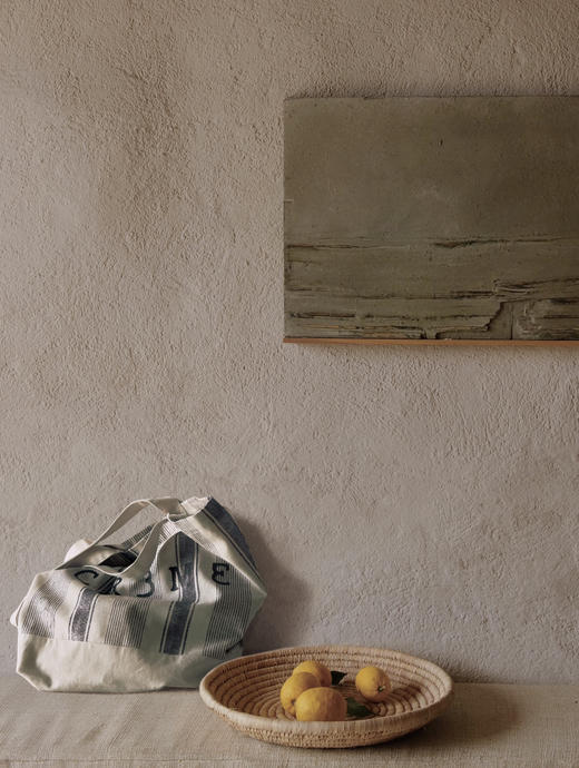 Blue Stripe Canvas Tote Bag 商品图1