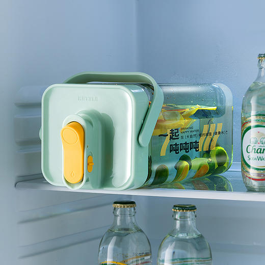 摩登主妇冷水壶带龙头家用大容量冷泡壶夏季冰箱凉水壶水果饮料桶 商品图1