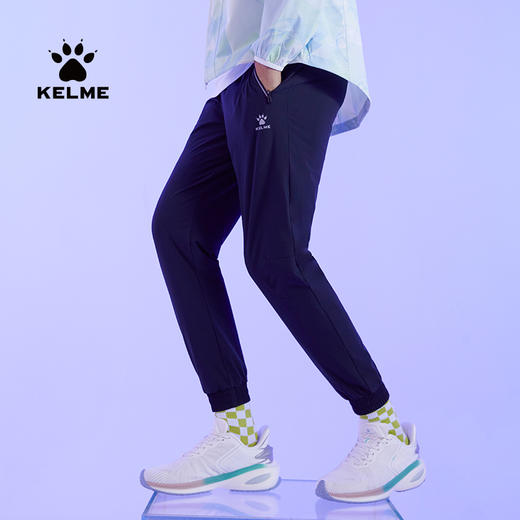卡尔美裤子男薄款运动裤男速干梭织长裤跑步健身足球训练裤 商品图2