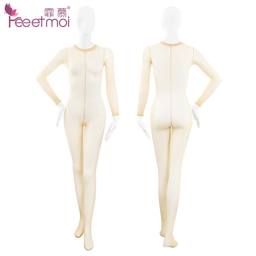 【霏慕伊性坊-情趣内衣】 性感透视火辣开裆连身网袜7410 商品图5