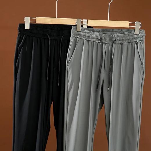 岛国订单轻盈透气高弹男士冰爽松紧腰长裤5228 商品图1