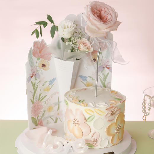 【甜蜜热恋花园】1.5磅 香草奶油芒果夹心口味 商品图2