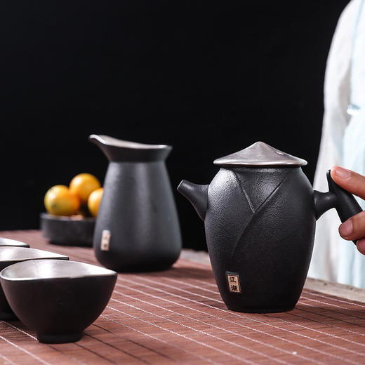 江湖鎏银工艺茶具八件套 商品图2
