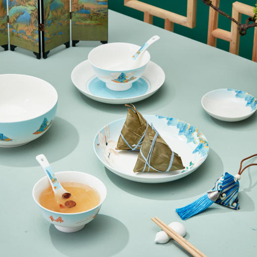 千里江山 16件餐具 商品图0