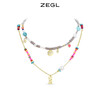 ZEGL巴洛克淡水珍珠项链女轻奢小众夏日多巴胺穿搭彩色串珠锁骨链 商品缩略图2